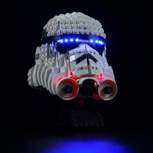 Led Lighting Kit für LEGO 75276 Helm Set, Beleuchtung Kit Kompatibel mit Lego 75276 Helm Bausteine Modell - Modell Nicht Enthalten - DIY Bastelset für Erwachsene (Upgrade) von Shengor