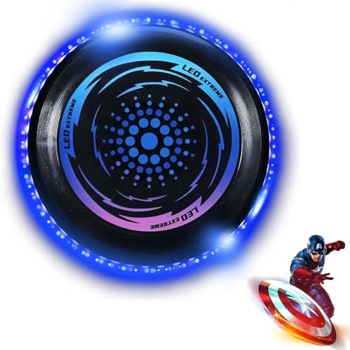 Shengruili Leuchtende Frisbee Scheibe,Leuchtende Flugscheibe mit 49LED-Lichter,LED Frisbee,Frisbee mit Licht,Kindergeburtstag Frisbee Geschenk,Spielzeug ab 6 7 8 9 10 Jahre Jungen Shengruili Leuchtende Frisbee Scheibe,Leuchtende Flugscheibe mit 49LED-Lichter,LED Frisbee,Frisbee mit Licht,Kindergeburtstag Frisbee Geschenk,Spielzeug ab 6 7 8 9 10 Jahre Jungen von Shengruili