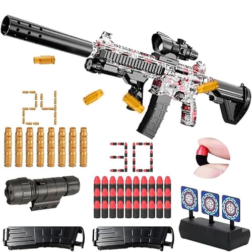 Spielzeug Pistole Kinder,Soft Bullet Toy Pistole,Schaumstoff Soft Bullet Gun Spielzeug,Soft Bullet Gun M416,Soft Bullet Toy Pistole,Toy Guns für Kinder,Spielzeugpistole für 6+ Kindergeschenke von Shengruili