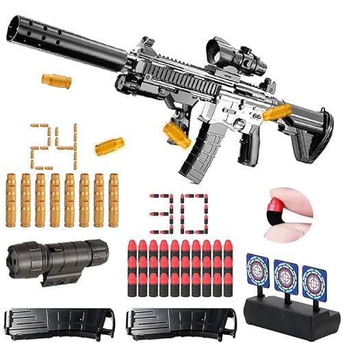 Spielzeug Pistole Kinder,Soft Bullet Toy Pistole,Schaumstoff Soft Bullet Gun Spielzeug,Soft Bullet Gun M416,Soft Bullet Toy Pistole,Toy Guns für Kinder,Spielzeugpistole für 6+ Kindergeschenke von Shengruili