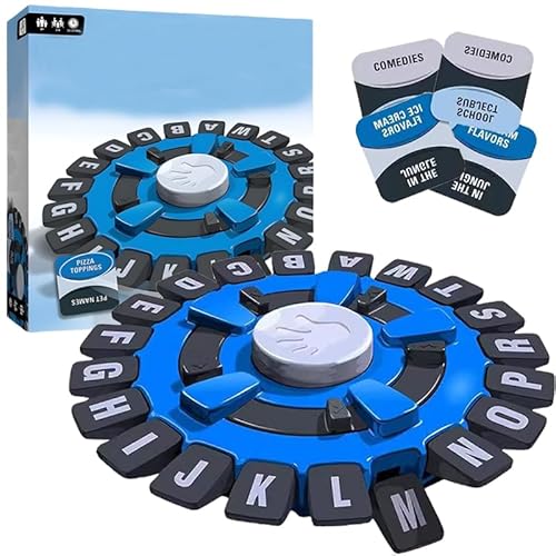 Shengruili Generisch Denkwortspiel,Think Words Spiel Deutsch,Letter-Pressing Partybrettspiel,Letter Pressing Game,Think Words Spiel Deutsch,Thinking Words Spiel,Brettspiele Wortspiel von Shengruili