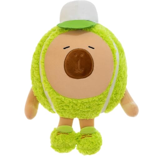 Capybara Plüschpuppe | Weiche, beruhigende Capybara Nap Time Plushie - Plüschtier Figur für Wohnung, Schule, Arbeitsplatz, Hotel von Shenrongtong