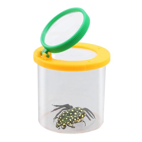 Insektenbeobachtungskäfig,Insektenbetrachter-Sammelset - Caterpillars Cups Educational Science Kits Spinnenzuchtbehälter mit Lupe von Shenrongtong