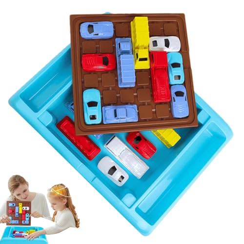 Parkplatz-Spielzeug für, Park-Puzzlespiel - Puzzle Logic Kinderparkspiel,Auto-Puzzlespielzeug mit 5 Schwierigkeitsgraden für Kindertag, Weihnachten, Geburtstag, Erntedankfest von Shenrongtong