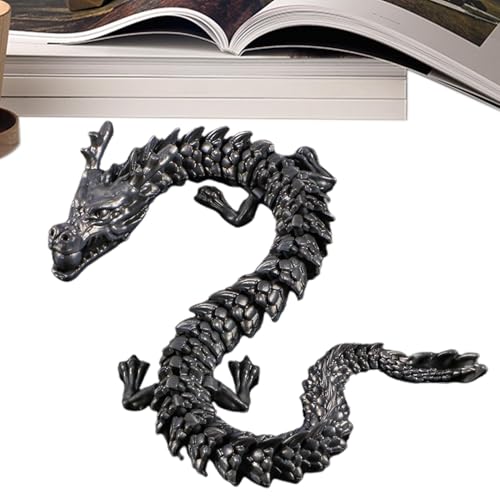 Shenrongtong Flexibles Spielzeug des chinesischen Drachen, beweglicher chinesischer Drache, -Druck chinesischer Drache mit flexiblen Gelenken - Eltern-Kind-Interaktion, praktisches von Shenrongtong