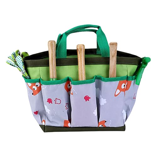 Shenrongtong Gartenspielzeug für Kinder,Spielzeug-Gartenset für Kleinkinder,7-teiliges tragbares pädagogisches Pflanzset - Gartengeschenke für Kinder, inklusive Sprühflasche, Handschuhe, Schaufel, von Shenrongtong