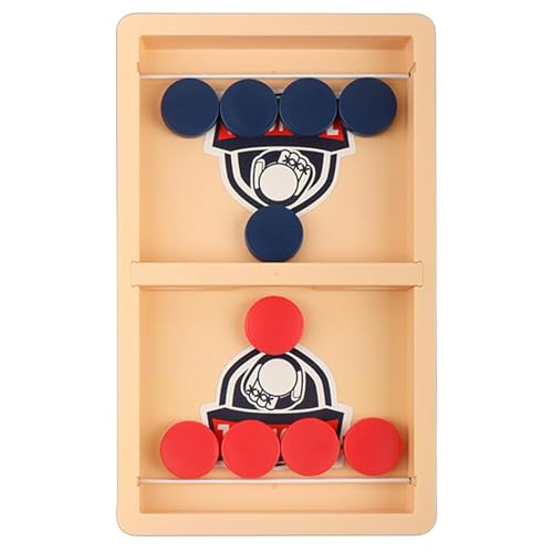 Sling Puck Schach, Sling Puck Spiel für Kinder | Schnelles Sling-Puck-Brettspiel für Familienspaß,Steigern Sie die Reaktionsgeschwindigkeit. Kinder Erwachsene Familienspielabendspielzeug von Shenrongtong