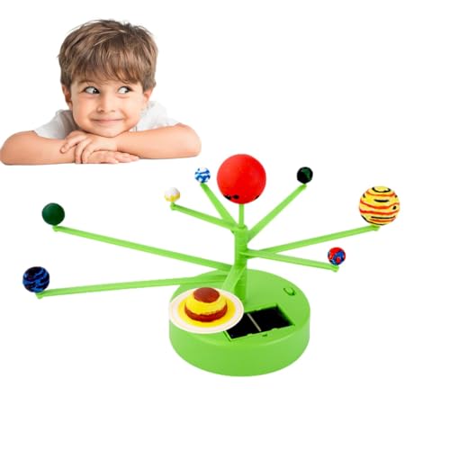 Sonnensystem für Kinder,Sonnensystem-Spielzeug - Sonnensystemspielzeug Astronomie Sonnensystemmodell - 3D-Sonnensystem-Spielzeug, Sonnensystem-Wissenschaftsset, Lernspielzeug für Kinder von Shenrongtong