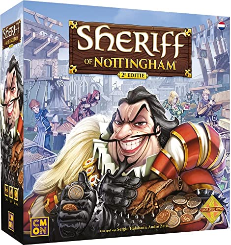 Sheriff of Nottingham 2. Auflage DE: Strategie-Brettspiel für 6 Spieler ab 14 Jahren von Sheriff of Nottingham