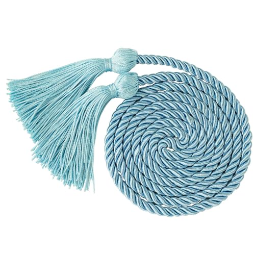 Shienfir Graduation Honor Cord Honor Cord Graduation Honor Rope with Tassel Strong Material Yarn Cord for Graduation Ceremony Accessories Party Decorations Sky Blue von Shienfir