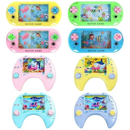 Shinybox Wasser Flipper, 8 Stück Wasser Handheld Spiel Arcade Mini Wasser Ring Spiel Kinder Wasserflipper Fun Geschenke Mitgebsel Kindergeburtstag für Verschiedene Altersgruppen von Shinybox