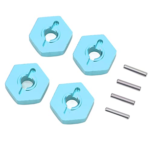 RC Hex Adapter, RC Wheel Hex Hub Adapter Ersatzteile für 1/16 RC Cars(Blau) von Shipenophy