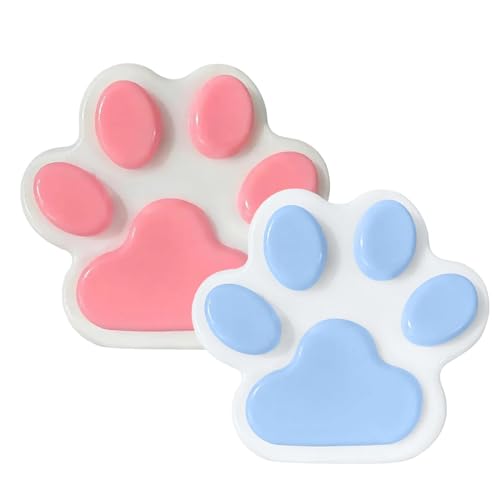 Katzenpfote Squeeze Toy, 2 Stück Cat Paw Squeeze Spielzeug, Anti Stress Spielzeug, Lustig Squishy Fidget Toys, Süße Katzenpfoten Quetschspielzeug, Katzenpfoten Squishy für Kinder und Erwachsene von Shitafe