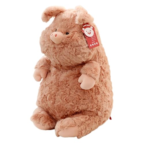 Shitafe Baby Tier Puppe, Tierplüsch niedlich - Cartoon Schweineform sitzend Kissen rosa,Huggable Plush Figur, Kinderzimmerdekoration für Kinder für den Kindertag von Shitafe