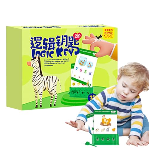 Shitafe Schritt-für-Schritt-Logik-Schlüsselspielzeug,Logik-Enhancer-Spielzeug für Kinder - Schritt-für-Schritt-Logikspielzeug | Fun Boost Logical Thinking Keys für Kinder, Kinder, Mädchen, von Shitafe