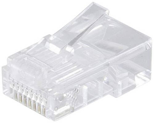 Shiverpeaks BASIC-S Netzwerk Modular-Stecker RJ45 8polig, 8 Kontakte belegt, vergoldete Kontakte VE von Shiverpeaks