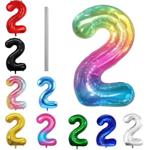 Geburtstag zahlen Luftballon 2 jahre-Geleefarbe XXL Jumbo Folienballon 40 Zoll – 101 cm Luftballons 2 Geburtstag Junge Mädchen Babyparty Geburtstagsdeko Jubiläumsparty Dekoration Geburtstag zahlen Luftballon 2 jahre-Geleefarbe XXL Jumbo Folienballon 40 Zoll – 101 cm Luftballons 2 Geburtstag Junge Mädchen Babyparty Geburtstagsdeko Jubiläumsparty Dekoration von Shixpiov