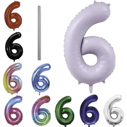 Geburtstag zahlen Luftballon 6 jahre-cremeviolett XXL Jumbo Folienballon 40 Zoll – 101 cm Luftballons 6 Geburtstag Junge Mädchen Babyparty Geburtstagsdeko Jubiläumsparty Dekoration Geburtstag zahlen Luftballon 6 jahre-cremeviolett XXL Jumbo Folienballon 40 Zoll – 101 cm Luftballons 6 Geburtstag Junge Mädchen Babyparty Geburtstagsdeko Jubiläumsparty Dekoration von Shixpiov