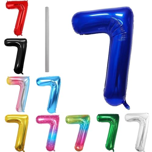 Geburtstag zahlen Luftballon 7 jahre-Blau XXL Jumbo Folienballon 40 Zoll – 101 cm Luftballons 7 Geburtstag Junge Mädchen Babyparty Geburtstagsdeko Jubiläumsparty Dekoration Geburtstag zahlen Luftballon 7 jahre-Blau XXL Jumbo Folienballon 40 Zoll – 101 cm Luftballons 7 Geburtstag Junge Mädchen Babyparty Geburtstagsdeko Jubiläumsparty Dekoration von Shixpiov