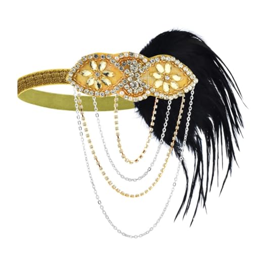 1920er Jahre Kopfschmuck Flapper Stirnband Brüllende 20er Jahre Haarschmuck Vintage Haarspange Pailletten Haarreifen von Shntig