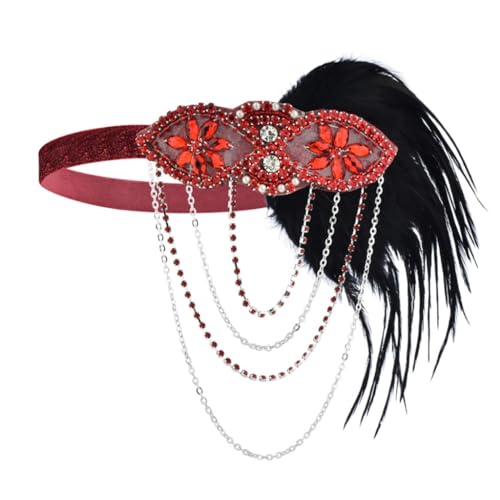 1920er Jahre Kopfschmuck Flapper Stirnband Brüllende 20er Jahre Haarschmuck Vintage Haarspange Pailletten Haarreifen von Shntig