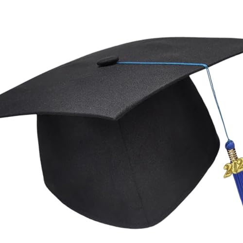 Shntig Akademischer Hut für Teenager, mit Fransen für Akademien, Souvenirs, Kappen für Abschlussfeier, Ornamente, Abschlusshut, Schulabschluss, Abschlusshut für Teenager von Shntig