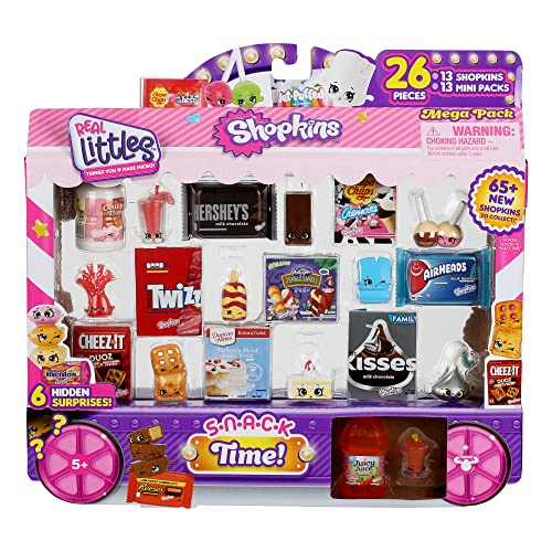 JOERRES Real Littles Mega Pack | 13 Plus 13 Branded Mini Packs (26 Total Pieces). Style May Vary von Shopkins