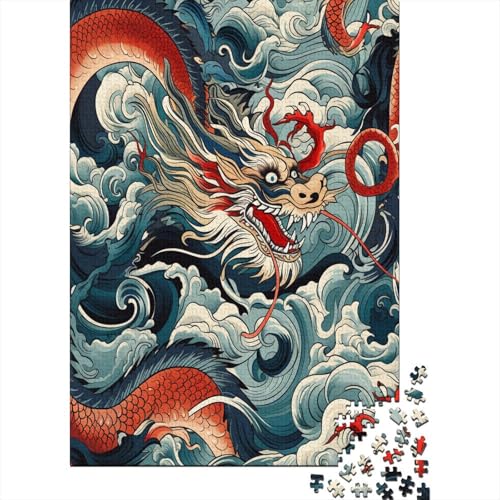 Drache Puzzle 1000 Teile,Puzzle Für Erwachsene, Impossible Puzzle,Puzzle 1000 Puzzle Home DekoRatteion Puzzle,Erwachsenenpuzzle Puzzel 1000pcs (75x50cm) von ShoraSlvan