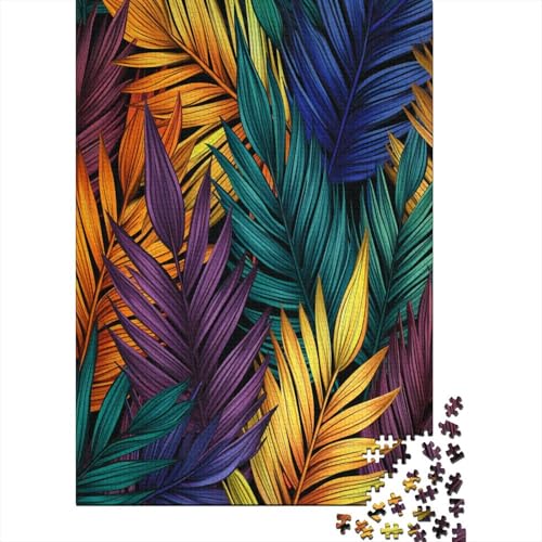 Feather 1000-teiliges Puzzle für Erwachsene und Kinder, Spielzeug, geistiges Spiel, für Erwachsene, Kinder, Stressabbau, Heimdekoration, Puzzle, 1000 Teile (75 x 50 cm) von ShoraSlvan