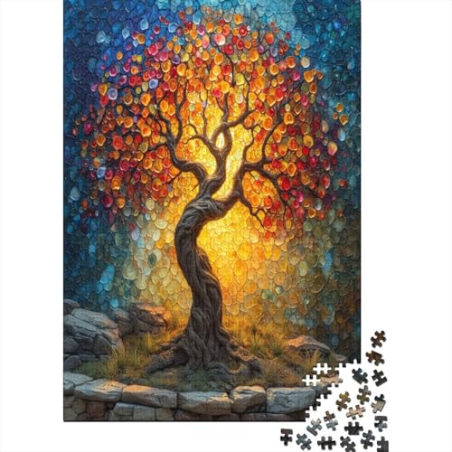 Lebensbaum Puzzle 1000 Teile Für Erwachsene Und Kinder Ab 14 Jahrenfür Stressabbauer Puzzlespiel Erwachsenen Puzzlespiel Puzzel 1000pcs (75x50cm) von ShoraSlvan