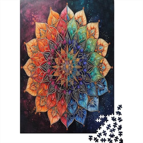 Petals 1000-teiliges Puzzle, nachhaltiges Puzzle für Erwachsene, 100 % recyceltes Premium-Karton, tolles Geschenk für Erwachsene, Spiele-Puzzle, 1000 Teile (75 x 50 cm) von ShoraSlvan