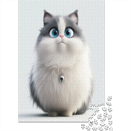 Ragdoll 1000-teiliges Puzzle, nachhaltiges Puzzle für Erwachsene, 100 % recyceltes Premium-Karton, tolles Geschenk für Erwachsene, Spiele, Puzzle, 1000 Teile (75 x 50 cm) von ShoraSlvan