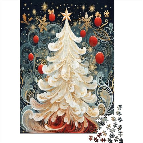 Weihnachtsbaum-Puzzles für Erwachsene – Puzzles für Erwachsene 1000 | Erwachsenen-Puzzles 1000 Teile, hochwertig und langlebig für Stressabbau, 1000 Teile (75 x 50 cm) von ShoraSlvan