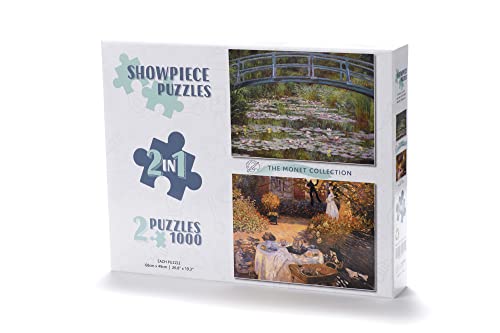 Showpiece Puzzles 2 x 1000-teilige Sammlung (Monet) von Showpiece Puzzles