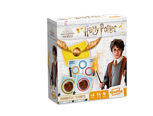 Shuffle Harry Potter Quidditch Tryouts, Think Fast and Score Faster, for 2+ Players, Great Gift for Kids Aged 4+ von Shuffle