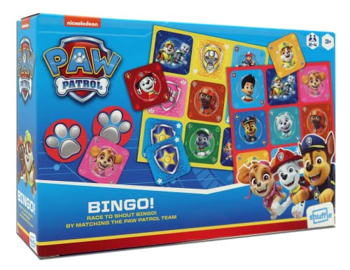 Paw Patrol Offizielles Bingo-Spiel, Zahlen-Lernspiel, ab 3 Jahren von Shuffle