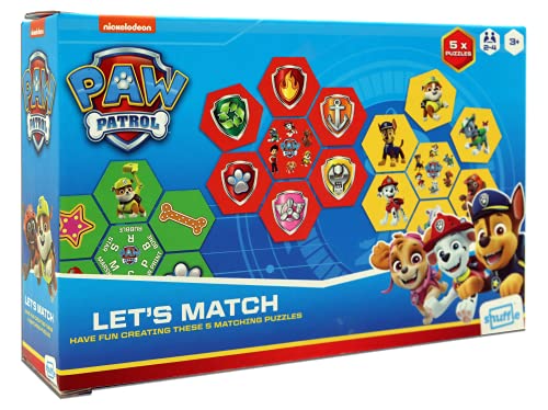 Paw Patrol | Offizielles Lets Match Kartenspiel | Ab 3 Jahren von Shuffle