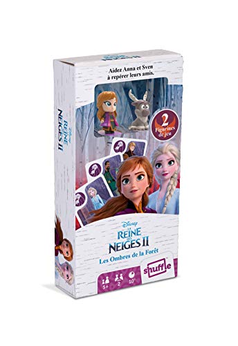 Shuffle 108589992b Kartenspiel Die Schatten des Wald, mit Disney-Figuren Anna und Sven von Shuffle