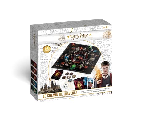 Shuffle - Harry Potter & Le Chemin de Traverse – Neues Gesellschaftsspiel für Kinder, Familie – 2 – 4 Spieler, ab 8 Jahren – exklusiv von Amazon 103043031 von Shuffle