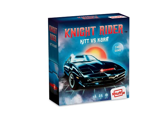 Shuffle Games Retro Knight Rider Kartenspiel, für bis zu 4 Spieler, tolles Geschenk für Kinder ab 8 Jahren von Shuffle