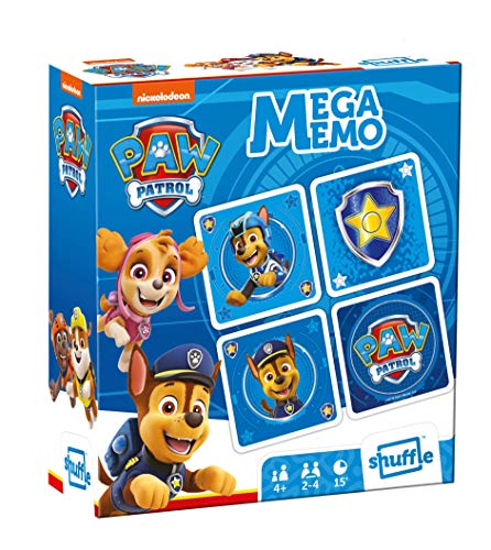 Shuffle Mega-Memo Paw Patrol, Plus Paw Patrol Game von Shuffle