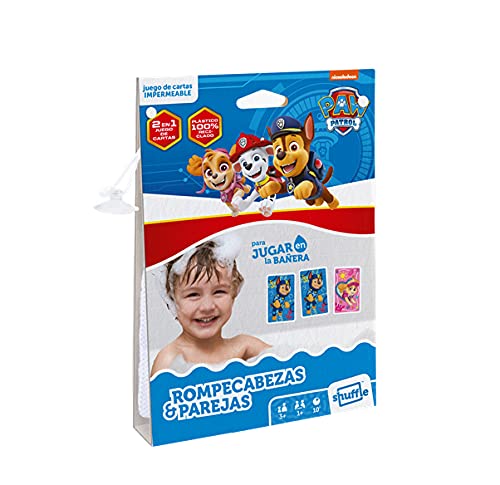 Shuffle Paw Patrol wasserdichtes Kartenspiel für Kinder, wasserdicht, für Paare und Rätsel von Shuffle