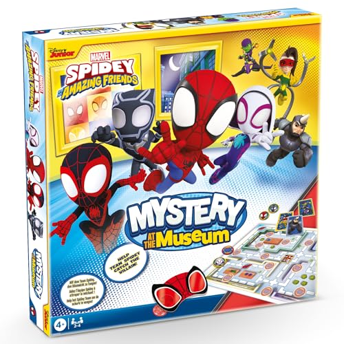 Spidey and Friends Mystery at The Museum, Helfen Sie Team Spidey Catch The Villain, lustiges Spiel für Marvel-Fans, tolles Geschenk, 2-4 Spieler, ab 4 Jahren von Shuffle