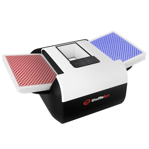 Shufflebox S1 automatischer Kartenmischer mit 2000mAh wiederaufladbarer eingebauter Batterie, 2-Deck-Ultra leise Shuffling-Maschine Shufflebox S1 automatischer Kartenmischer mit 2000mAh wiederaufladbarer eingebauter Batterie, 2-Deck-Ultra leise Shuffling-Maschine von ShuffleBox