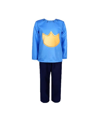 Shukqueen Uni Halloween-Kostüm, blaues Oberteil, marineblaue Hose, Hund, Cosplay, Cartoon, Performance-Anzug, 110 cm von Shukqueen