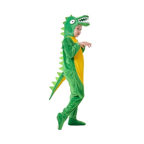 Shukqueen Unisex-Tier-Party-Overall, Halloween-Kostüm, Kindertag, Bühnenaufführung, Tyrannosaurus, Rex-Kleidung für Jungen und Mädchen, 100 Shukqueen Unisex-Tier-Party-Overall, Halloween-Kostüm, Kindertag, Bühnenaufführung, Tyrannosaurus, Rex-Kleidung für Jungen und Mädchen, 100 von Shukqueen