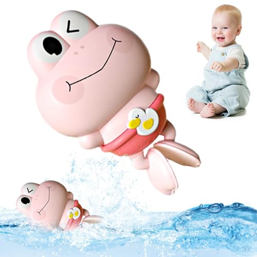 Shurzzesj Badespielzeug für Kleinkinder,Badewannenspielzeug für Kinder | Süßes schwimmendes Badewannenspielzeug - Lustiges, süßes Schwimmfrosch-Badespielzeug für , Mädchen, Kinder, Kleinkinder von Shurzzesj
