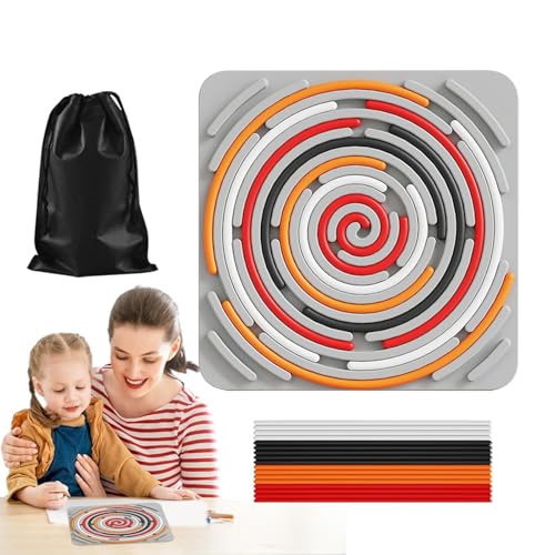 Shurzzesj Beruhigen Sie sich, Fidget Toy, Sensory Activity Board - Sensorisches Zappelspielzeug,Leises Brett, beruhigendes Fidget-Spielzeug, lautloses Fidget-Spielzeug, Silikon-Sensorspielzeug für von Shurzzesj