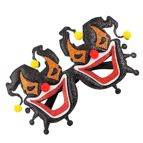 Shurzzesj Cosplay-Brillen für Frauen, Halloween-Brillen, Großpackung - Clown-Partybrille für Kinder - Erwachsene Kostüm Clown Brille Kreative Frauen Halloween Zubehör von Shurzzesj