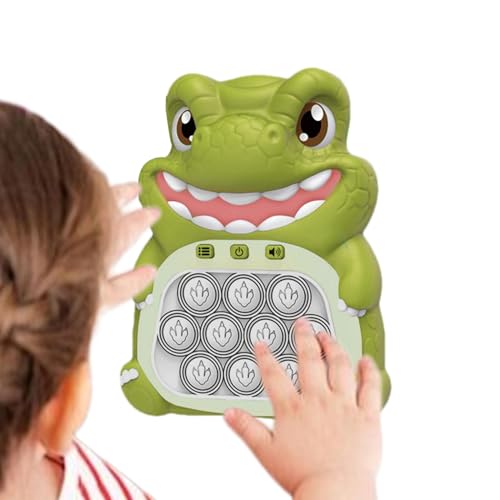 Shurzzesj Pop-Spiel, schnelles Push-Spiel | Dinosaurier-Handheld-Schnelldruckknopfspiel - Bahnbrechende Spielekonsole, schnelles Push-Dinosaurier-Puzzlespiel für Kinder von Shurzzesj